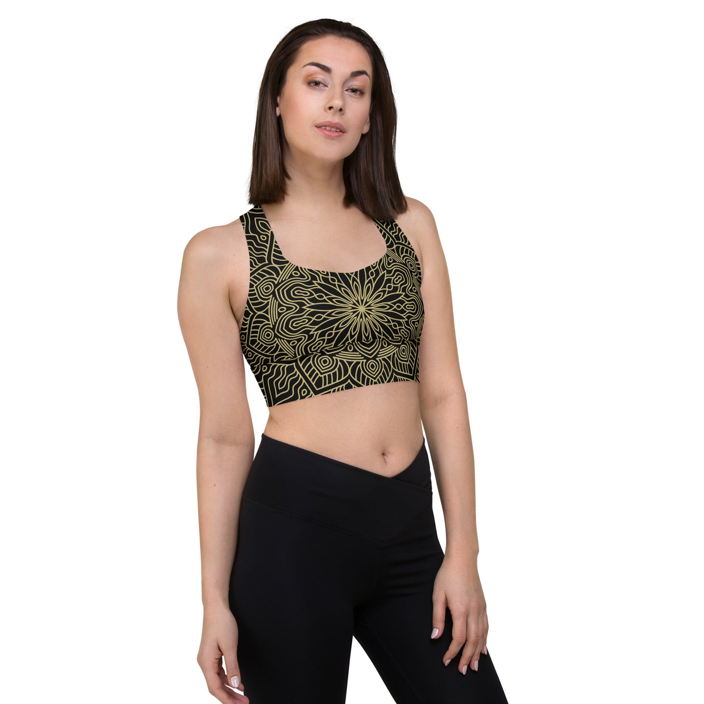 DOJO Yin - Mandala Sports Top (Gold)