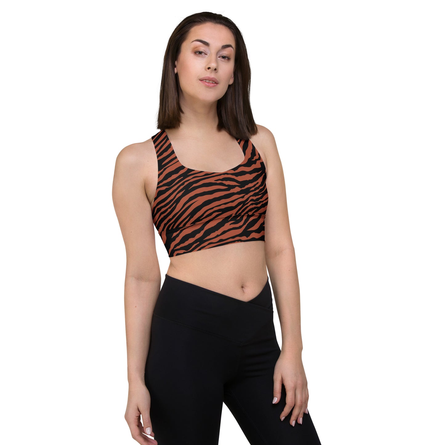 DOJO Yin - Tiger Print Sports Top