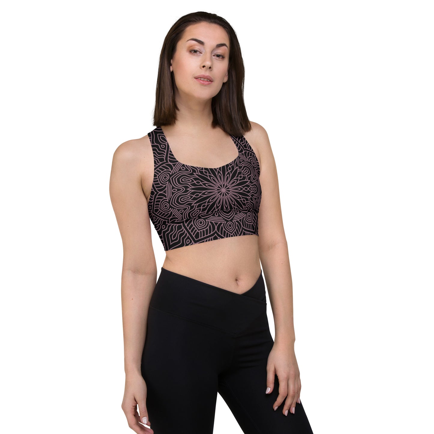 DOJO Yin - Mandala Sports Top (Rose)