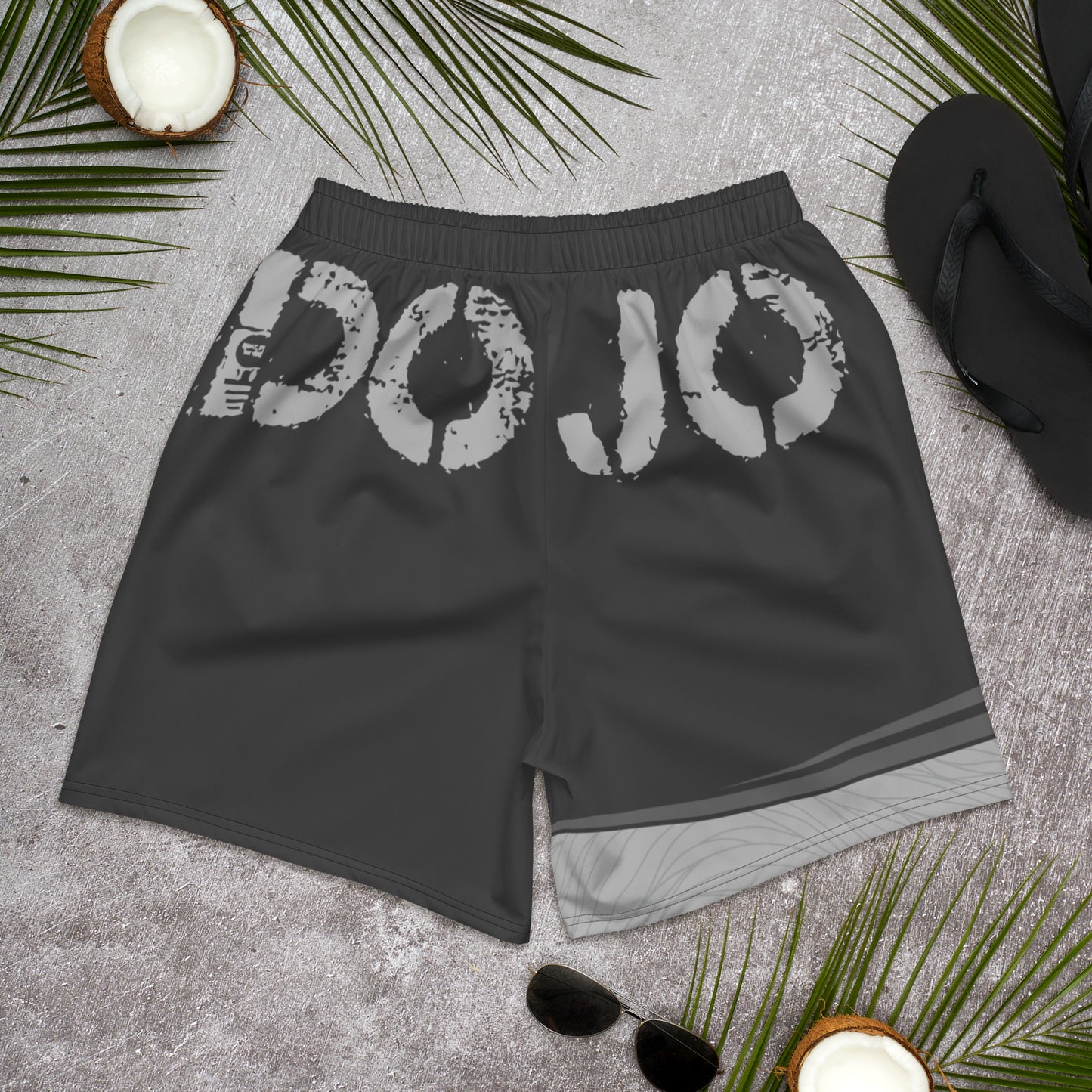 DOJO Yang - Shark Men's Athletic Shorts