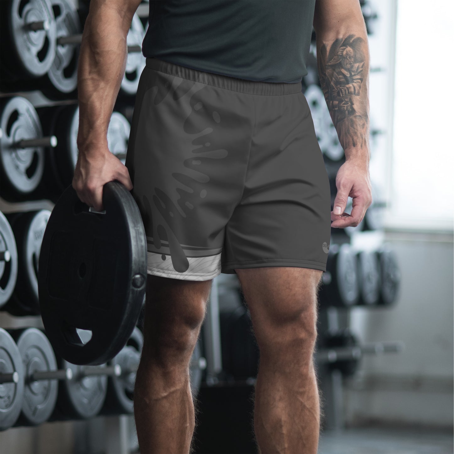 DOJO Yang - Shark Men's Athletic Shorts