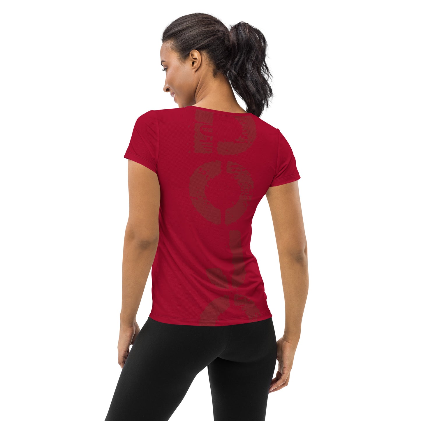 DOJO Yin - Wave Athletic T-shirt (Red)