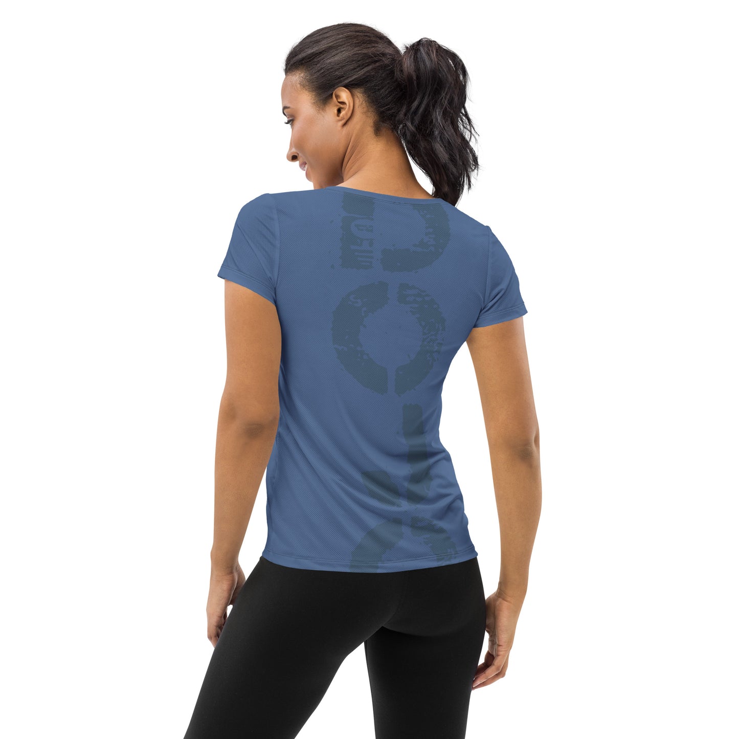 DOJO Yin - Wave Athletic T-shirt (Dark Blue)