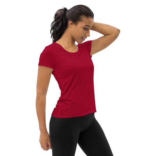 DOJO Yin - Wave Athletic T-shirt (Red)