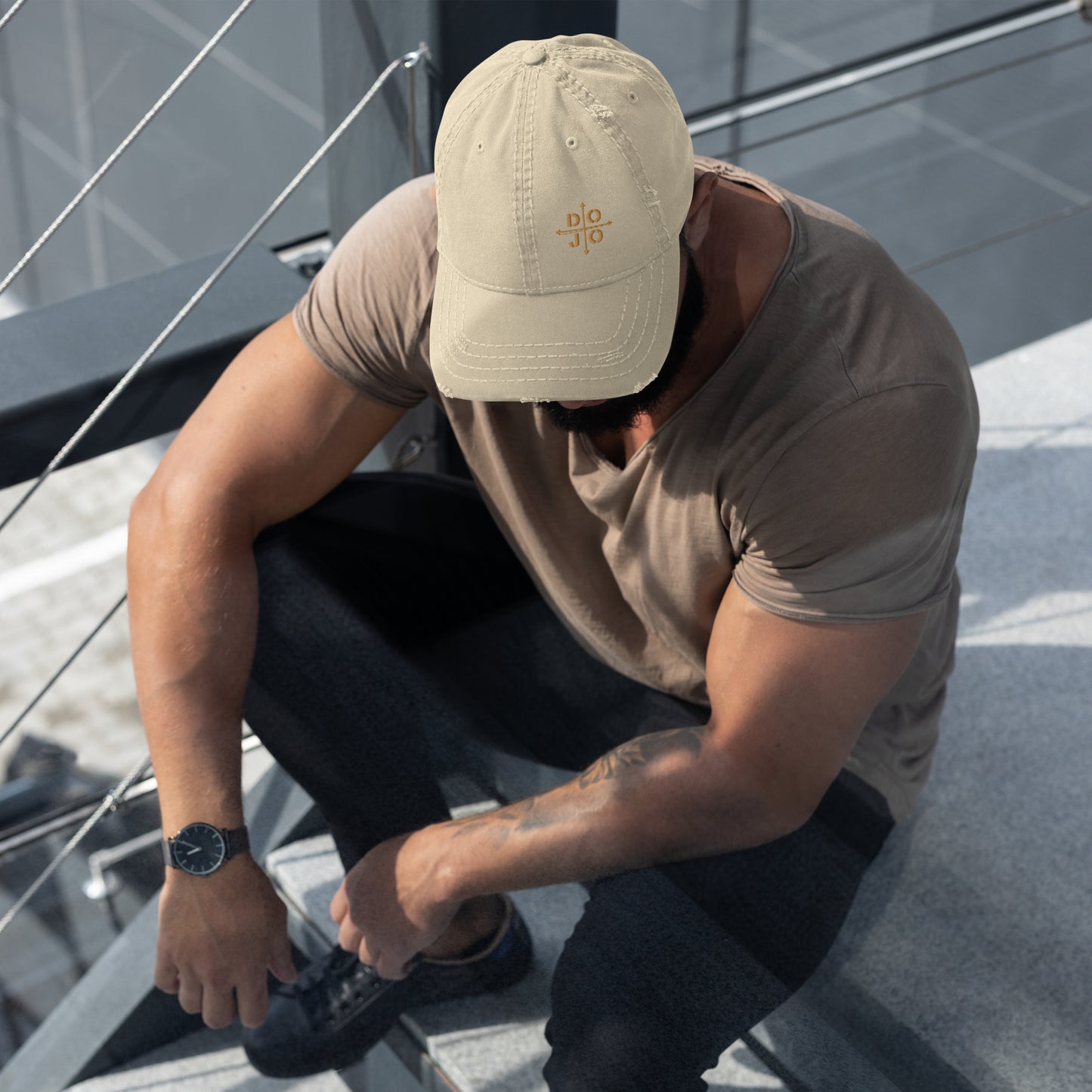 DOJO - Distressed Dad Cap