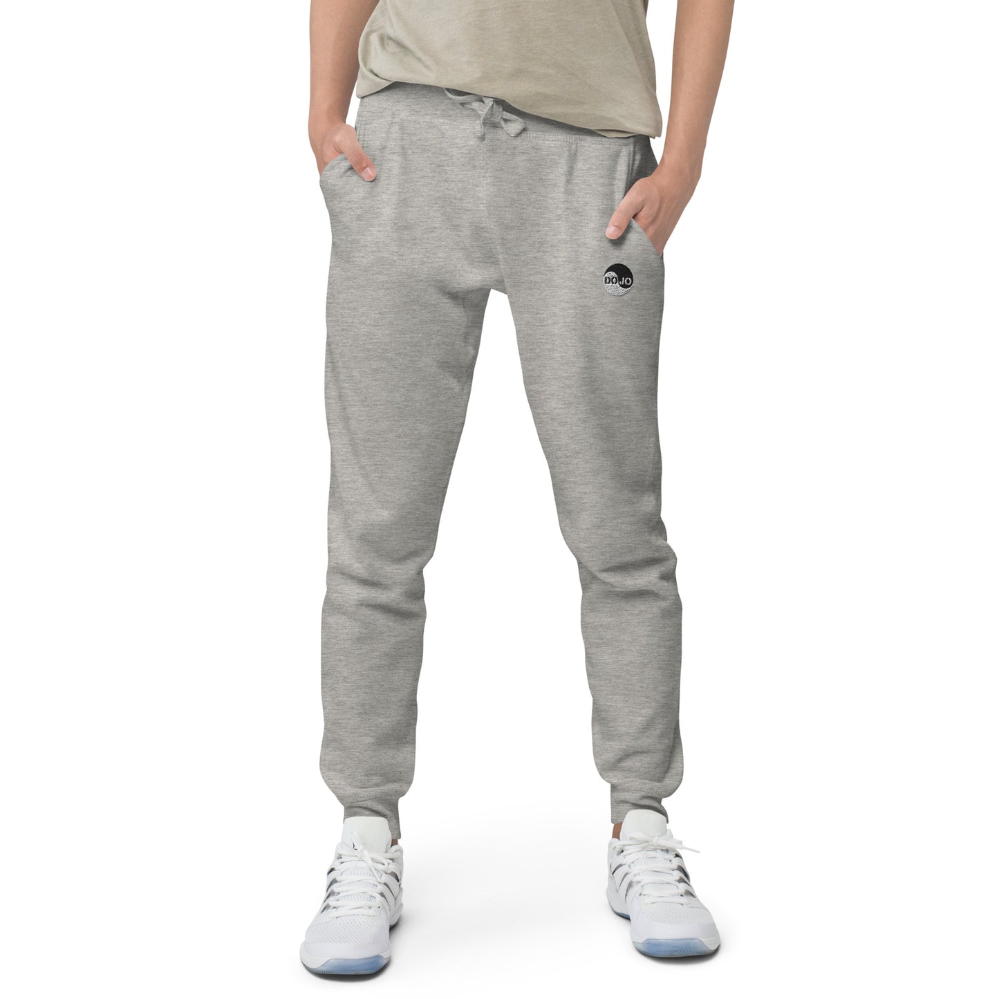 DOJO Yang - Embroidered Wave Fleece Sweatpants