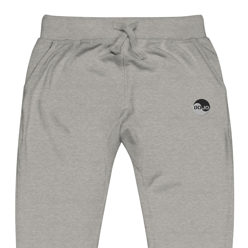 DOJO Yang - Embroidered Wave Fleece Sweatpants