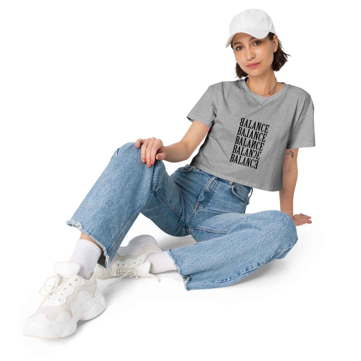 DOJO Yin - Balance Crop Tee