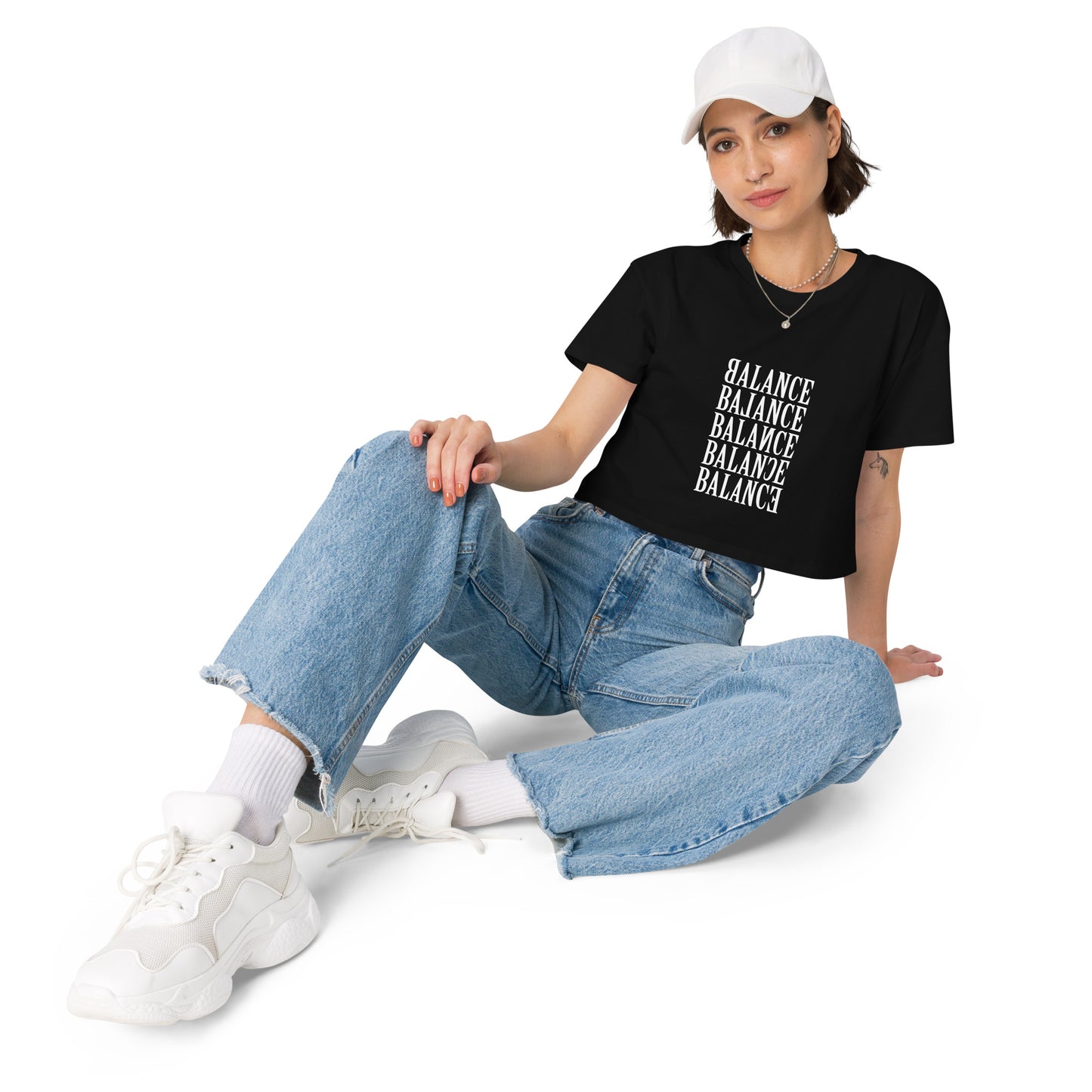 DOJO Yin - Balance Crop Tee