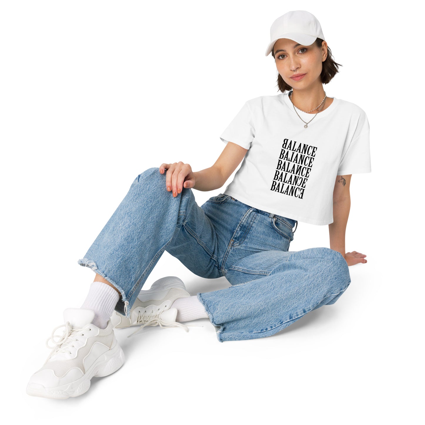 DOJO Yin - Balance Crop Tee