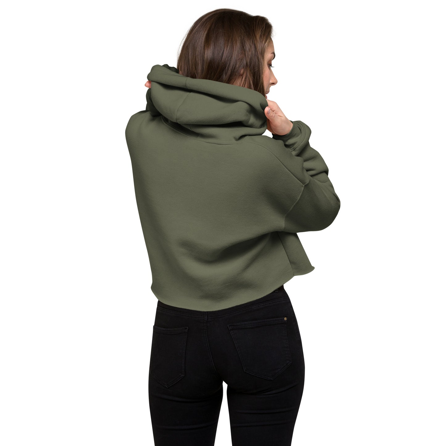 DOJO Yin - Embroidered Guide Crop Hoodie