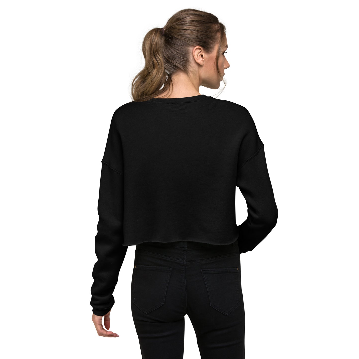 DOJO Yin - Embroidered Guide Crop Sweatshirt