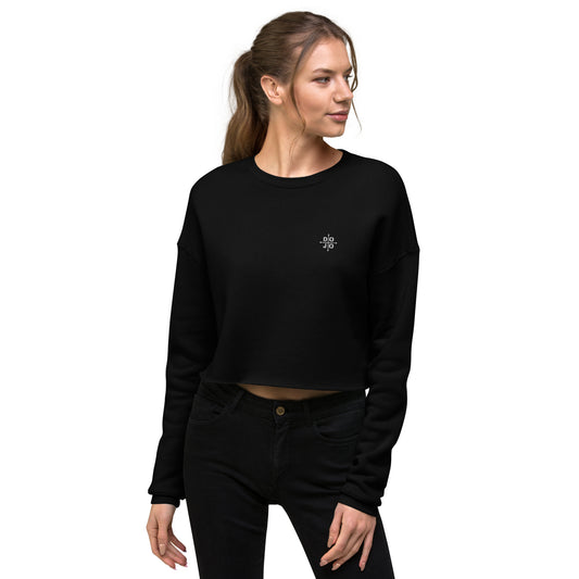 DOJO Yin - Embroidered Guide Crop Sweatshirt