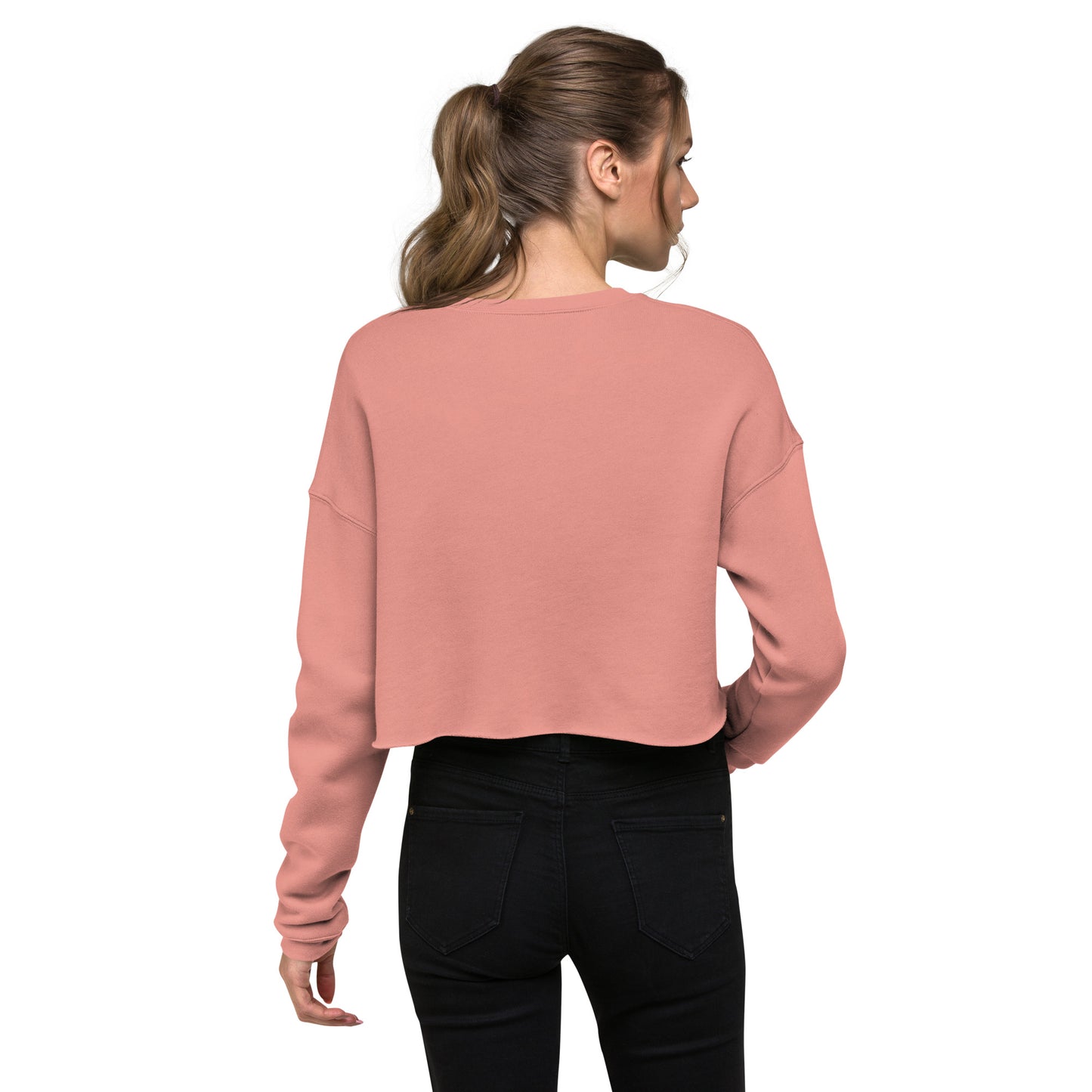 DOJO Yin - Embroidered Guide Crop Sweatshirt