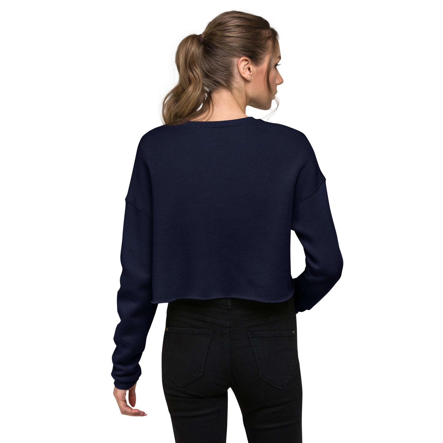 DOJO Yin - Embroidered Guide Crop Sweatshirt