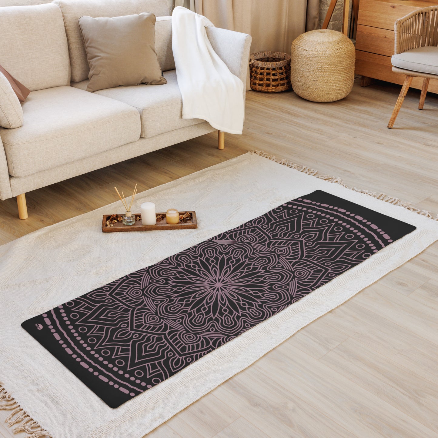 DOJO - Mandala Yoga Mat (Rose)