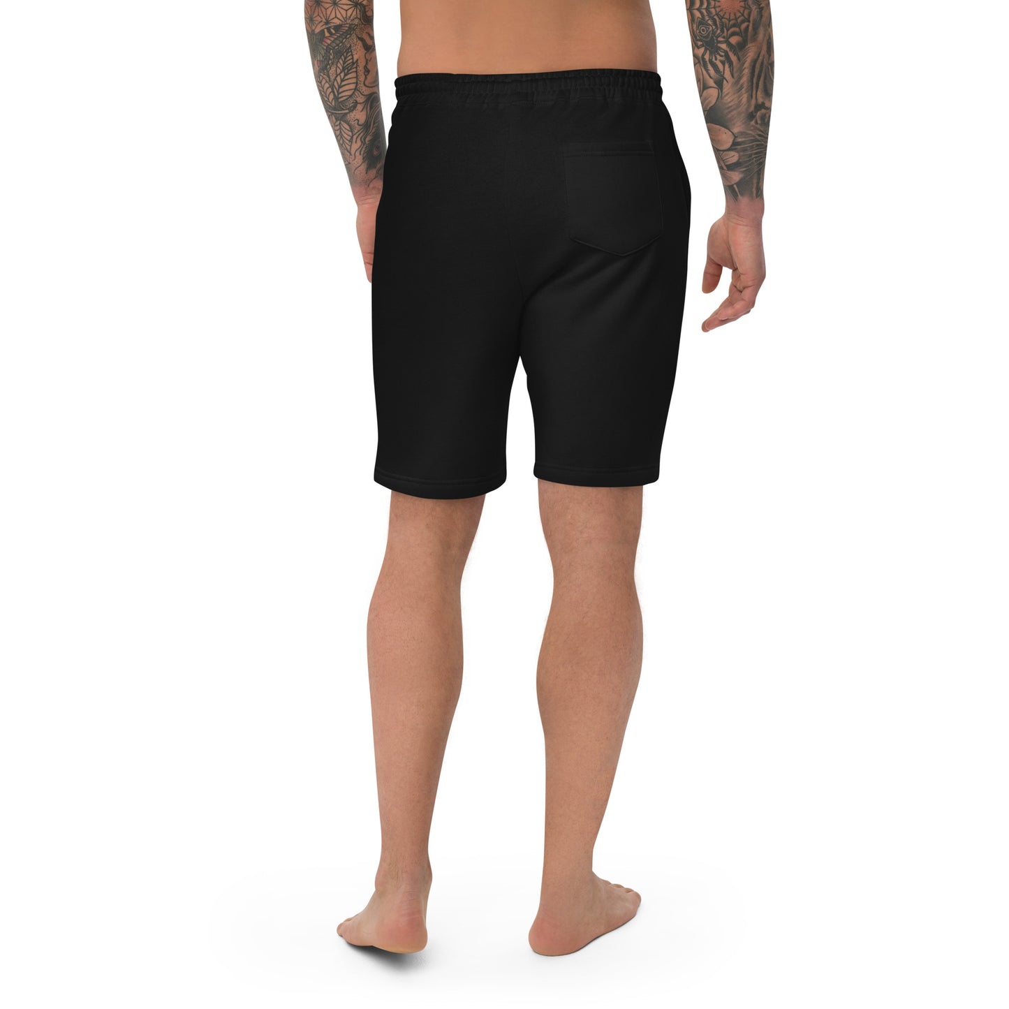 DOJO Yang - Embroidered Wave Fleece Shorts