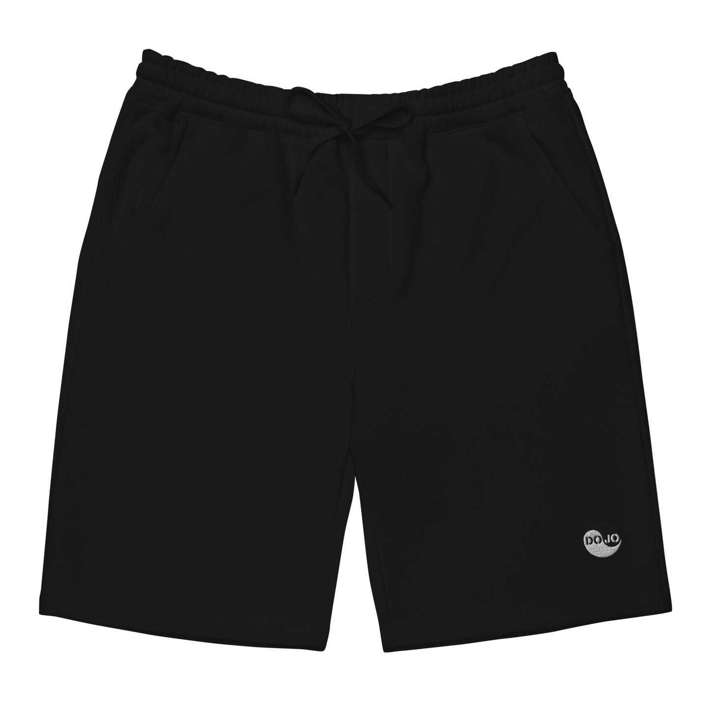 DOJO Yang - Embroidered Wave Fleece Shorts