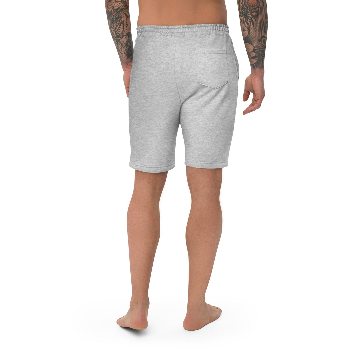 DOJO Yang - Embroidered Wave Fleece Shorts