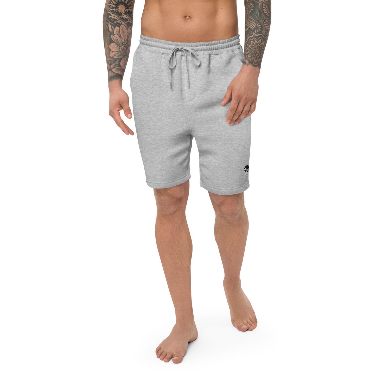 DOJO Yang - Embroidered Wave Fleece Shorts