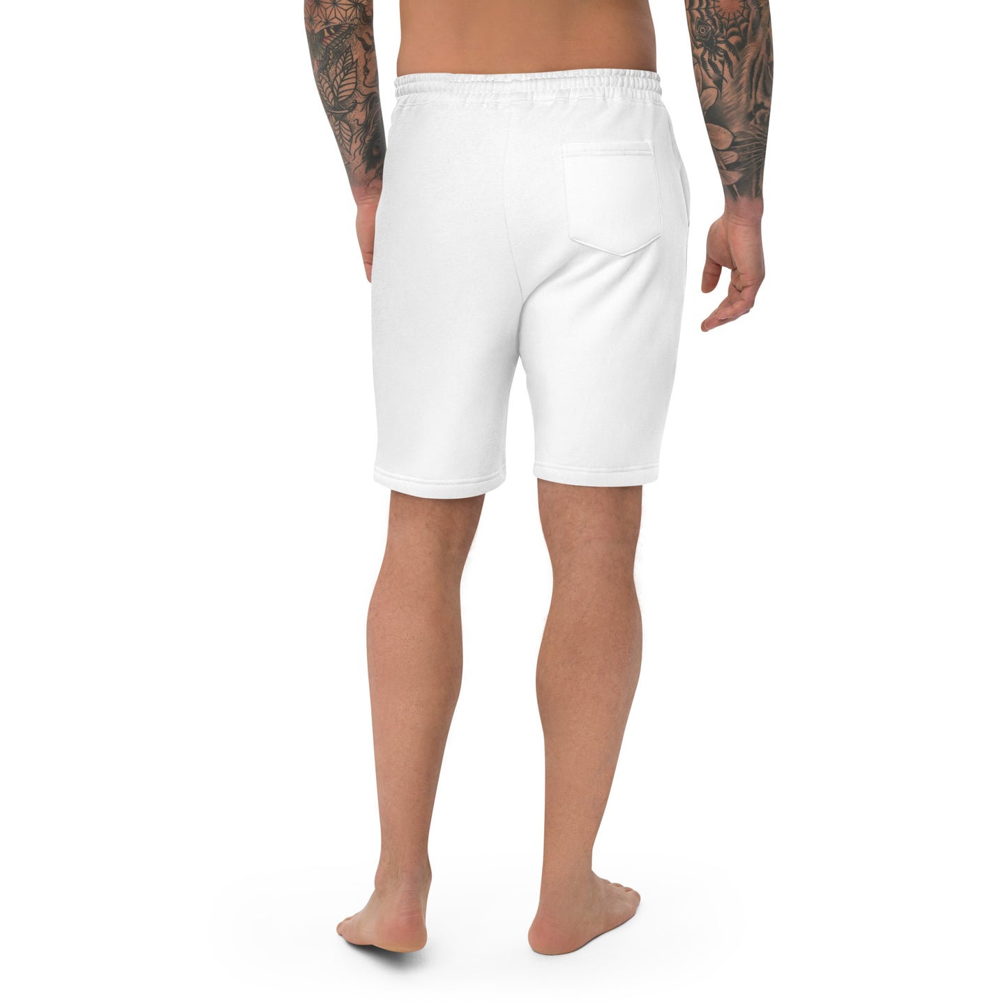 DOJO Yang - Embroidered Wave Fleece Shorts