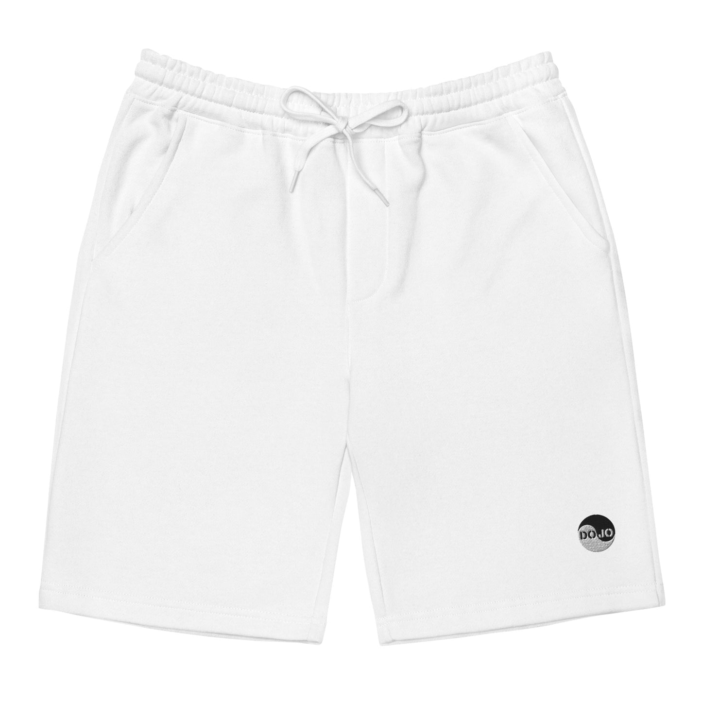 DOJO Yang - Embroidered Wave Fleece Shorts