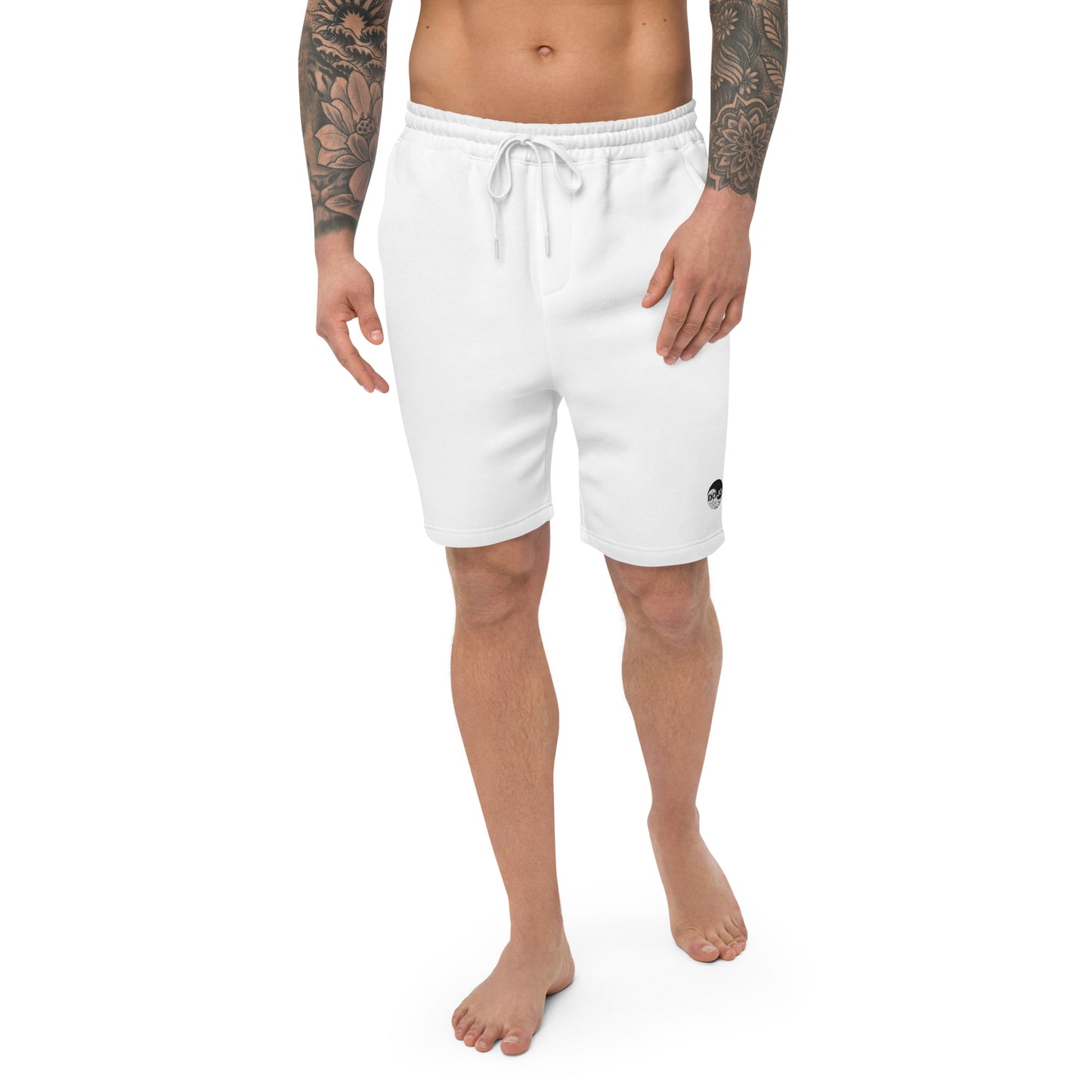 DOJO Yang - Embroidered Wave Fleece Shorts